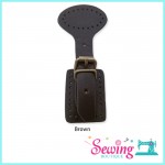 SNAP BUTTON - LEATHER-10.7CM(BLACK& BROWN)